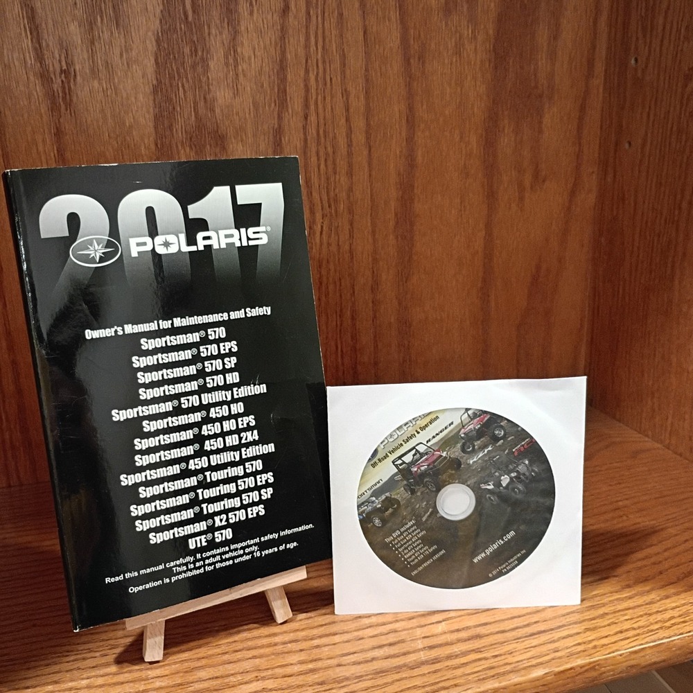 2017 Polaris ATV Sportsman ( see cover list ) Owners Manual 9927250 (412) PB